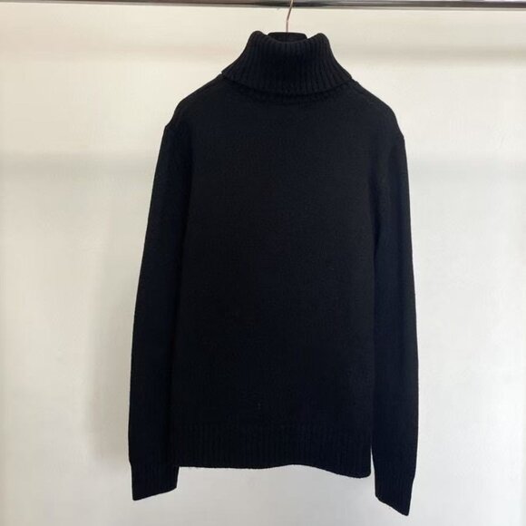 Polo Ralph Lauren Classic cashmere turtleneck Black women's sweater - Picture 3 of 10
